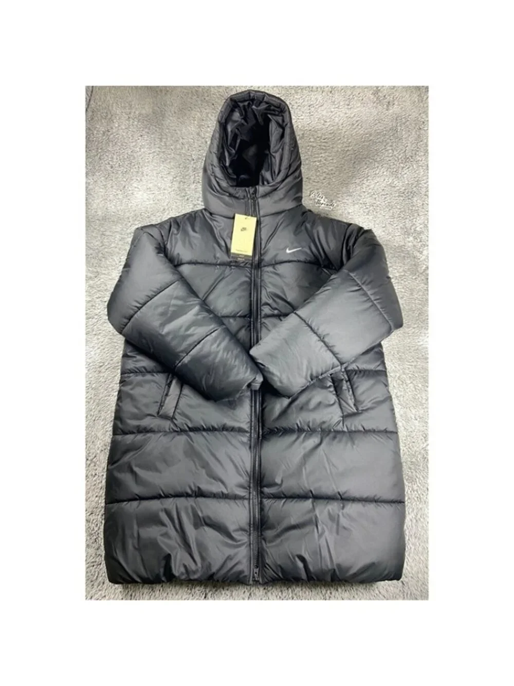 Nike NSW Therma-FIT Loose Hooded Parka Size Large Women Black HV4912-010